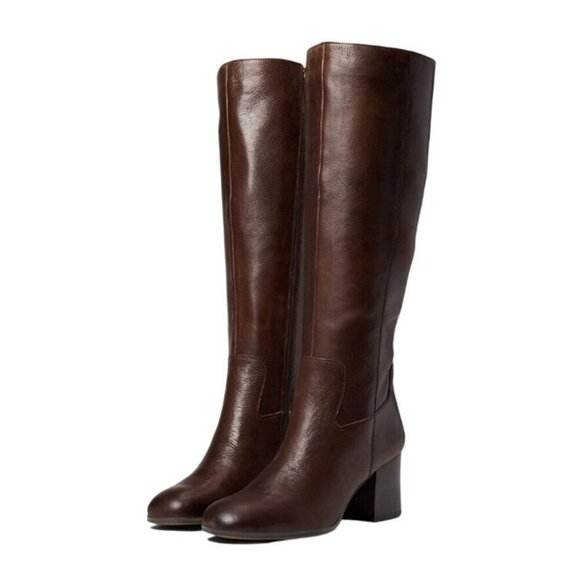 FRANCO SARTO / Anberlin / Brown / Leather / Knee-High / Boots / Size 5.5 - Picture 3 of 10